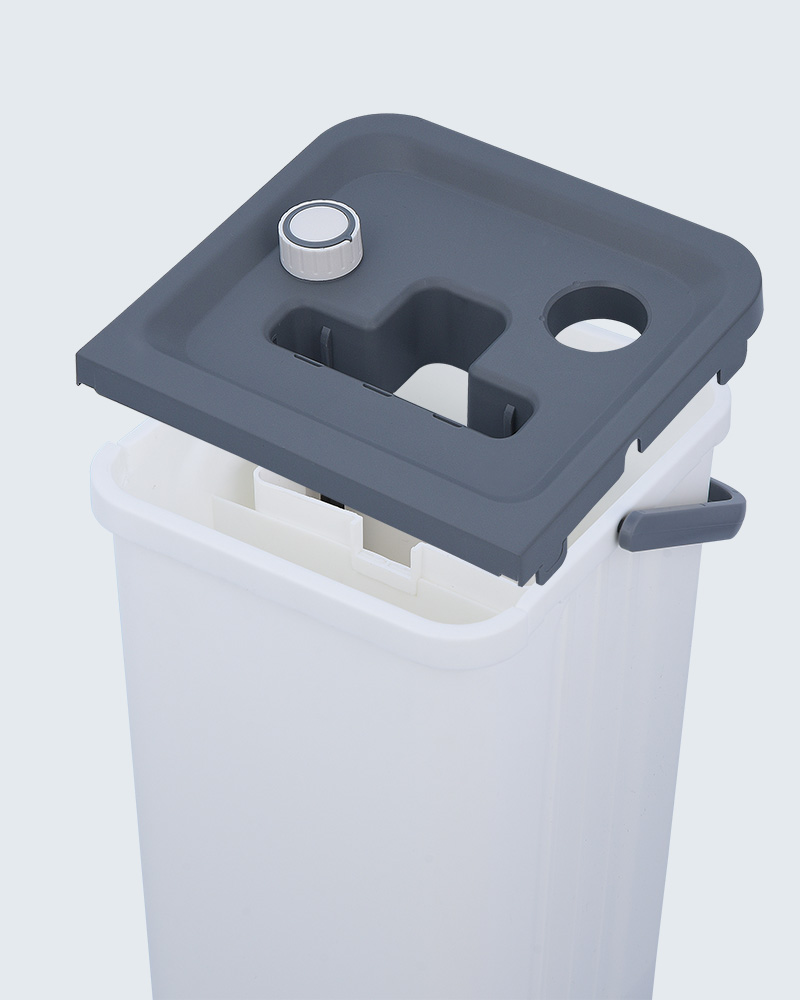 Mopp-Eimer-Set zur Trennung von sauberem und schmutzigem Wasser